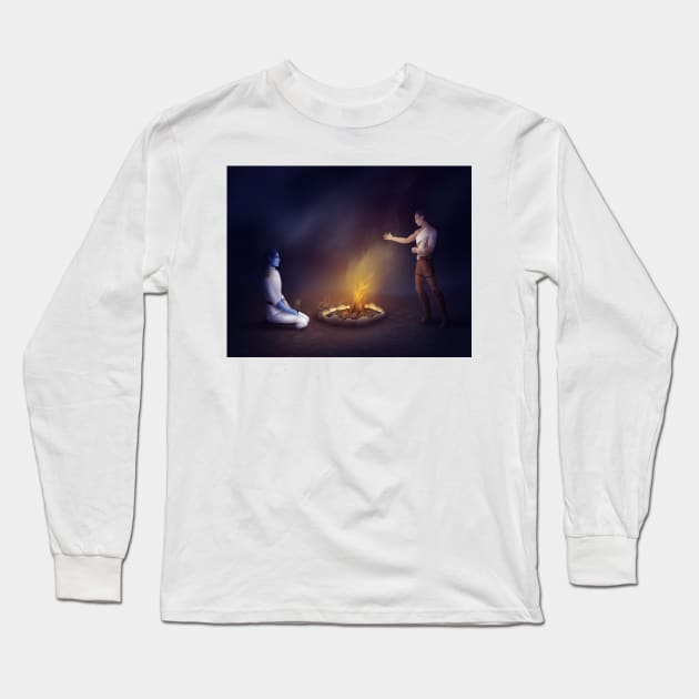 Bonfire Pals 1 Long Sleeve T-Shirt by Alyen